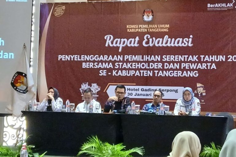 KPU Tangerang apresiasi para pihak atas pilkada kondusif